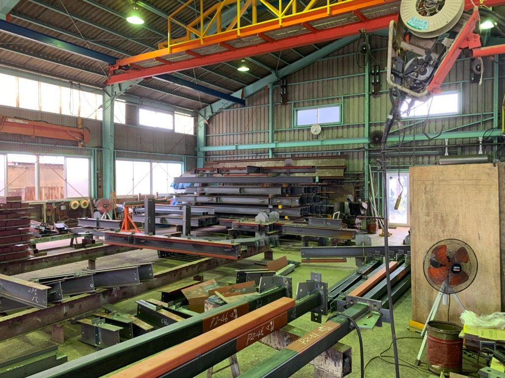 鉄骨加工工場