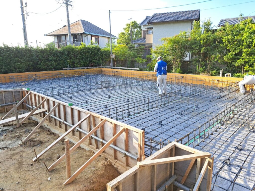西区雄踏町N様邸「基礎工事」