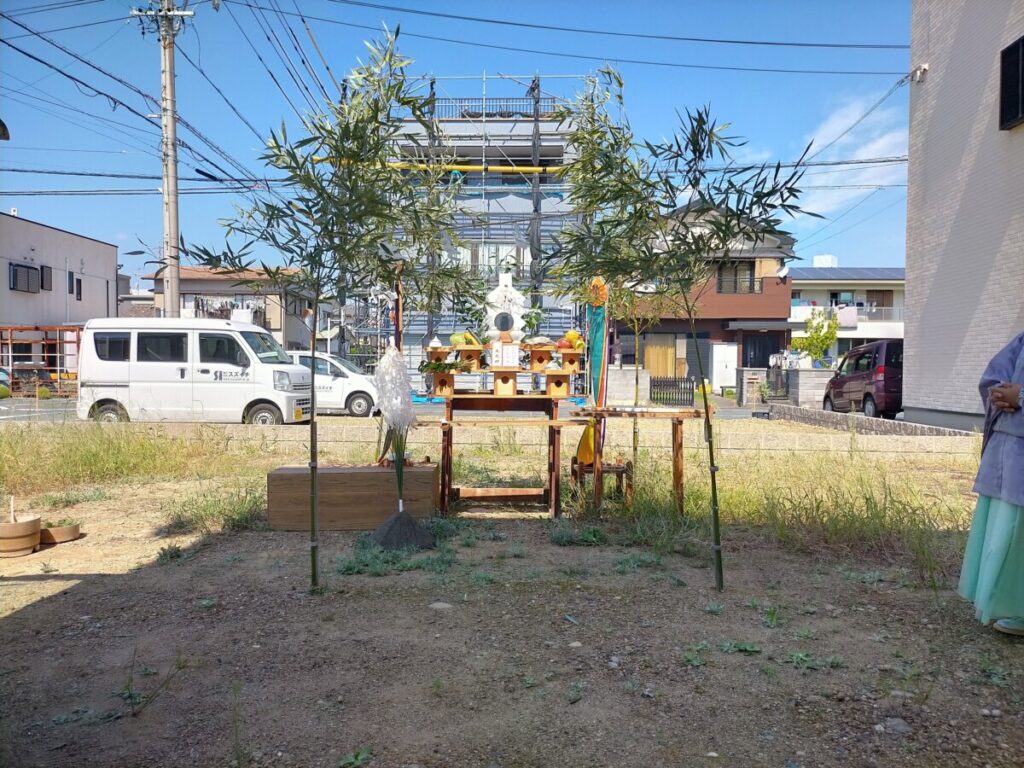 中区上浅田　M様邸　「地鎮祭」