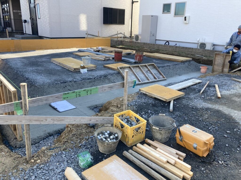 中区上浅田K様邸　基礎工事を着工しました