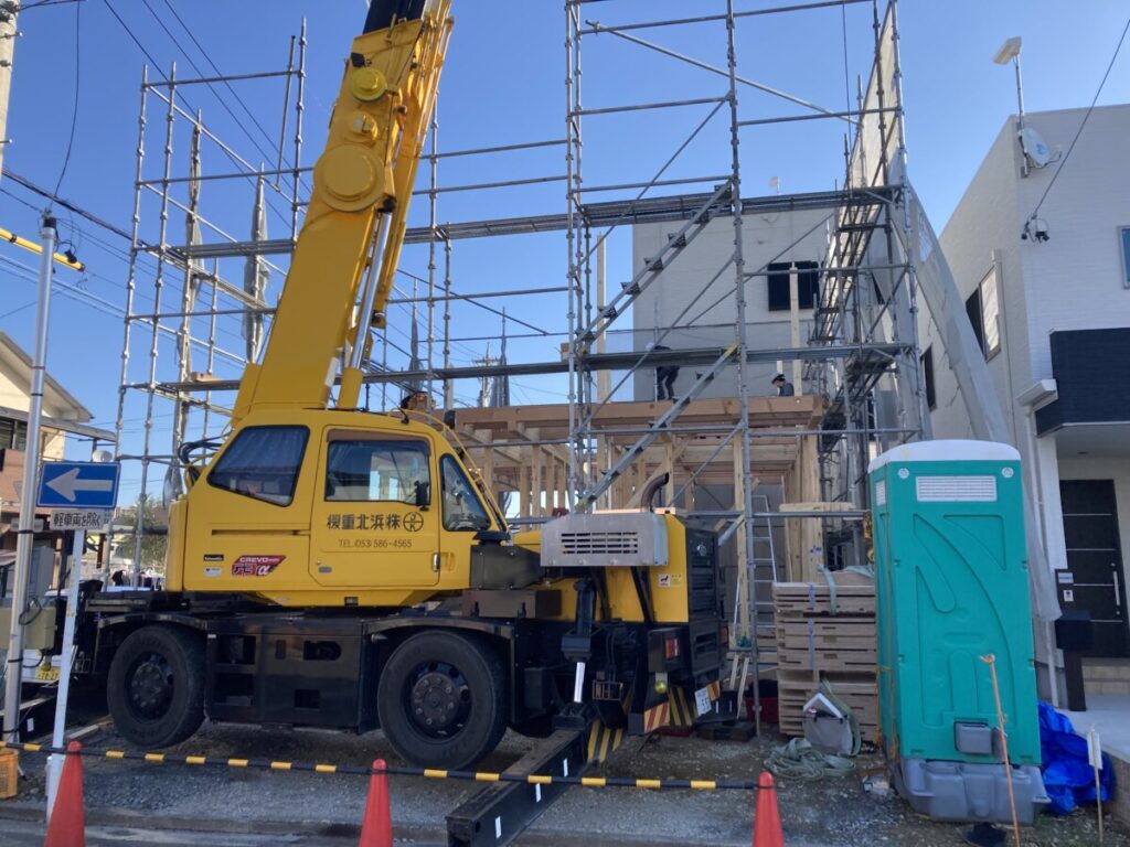中区上浅田K様邸 祝 !! 上棟しました