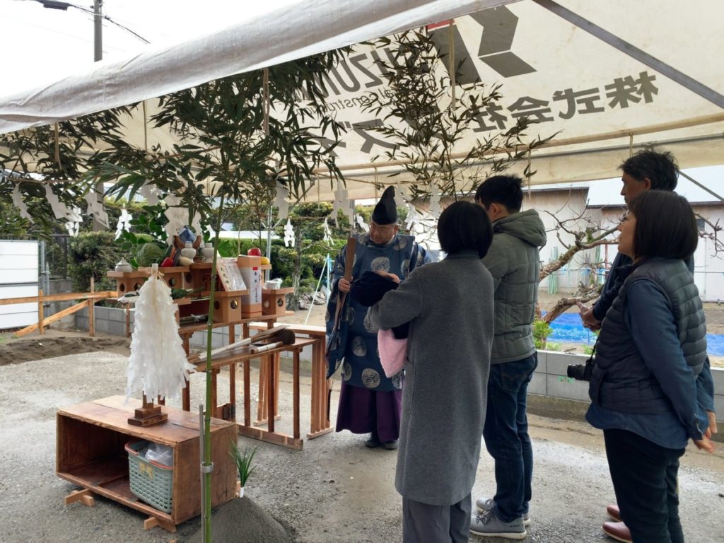 地鎮祭を行いました。