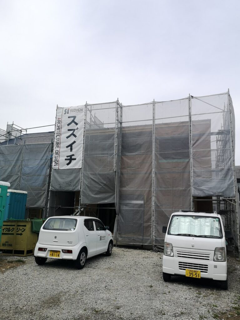 浜松市西区入野町　A様邸　建築状況