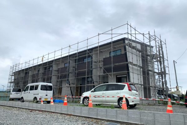 新都田『デザイナーズアパート』現場進捗状況