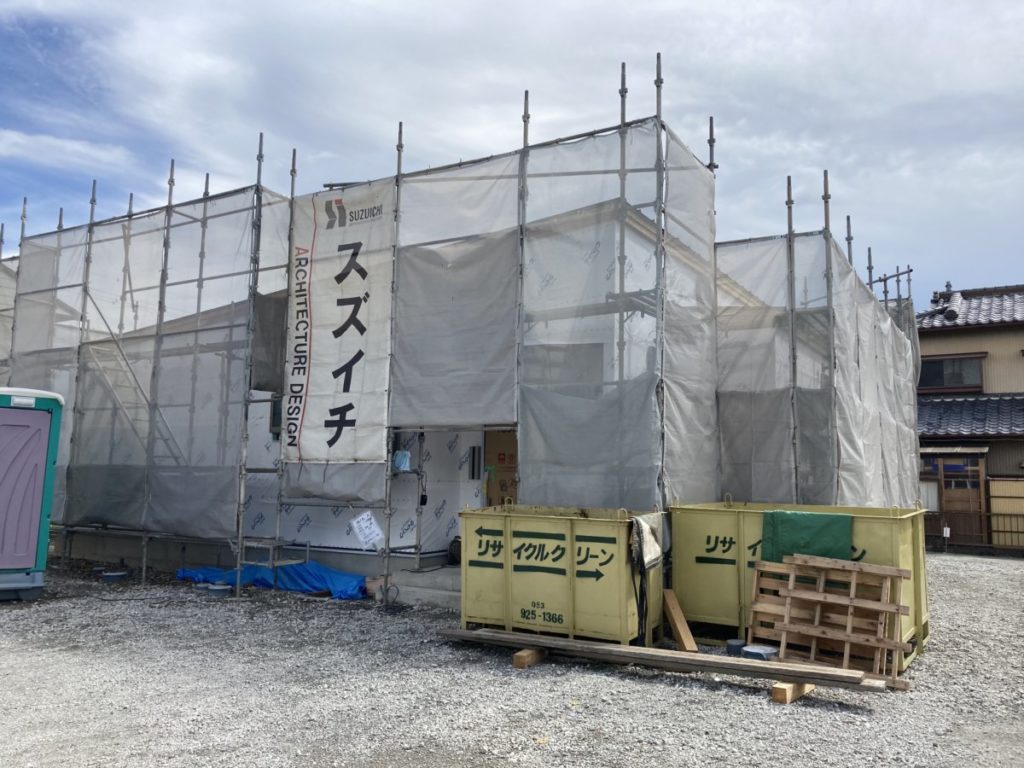 浜松市西区入野町 S様邸の状況です