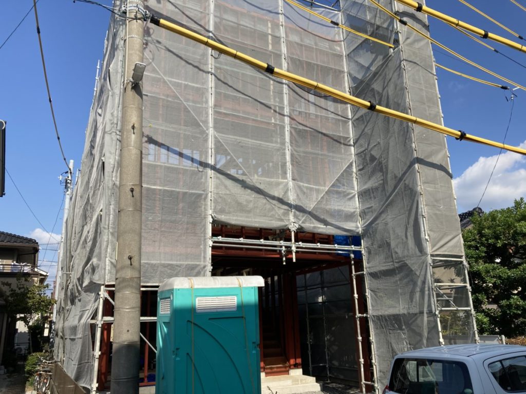 浜松市中区葵東　S様邸　建築状況