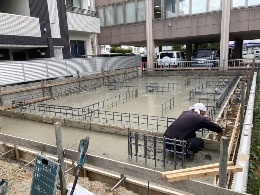 中区住吉　T様邸　基礎工事