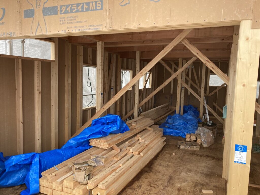中区住吉T様邸　木工事開始!!