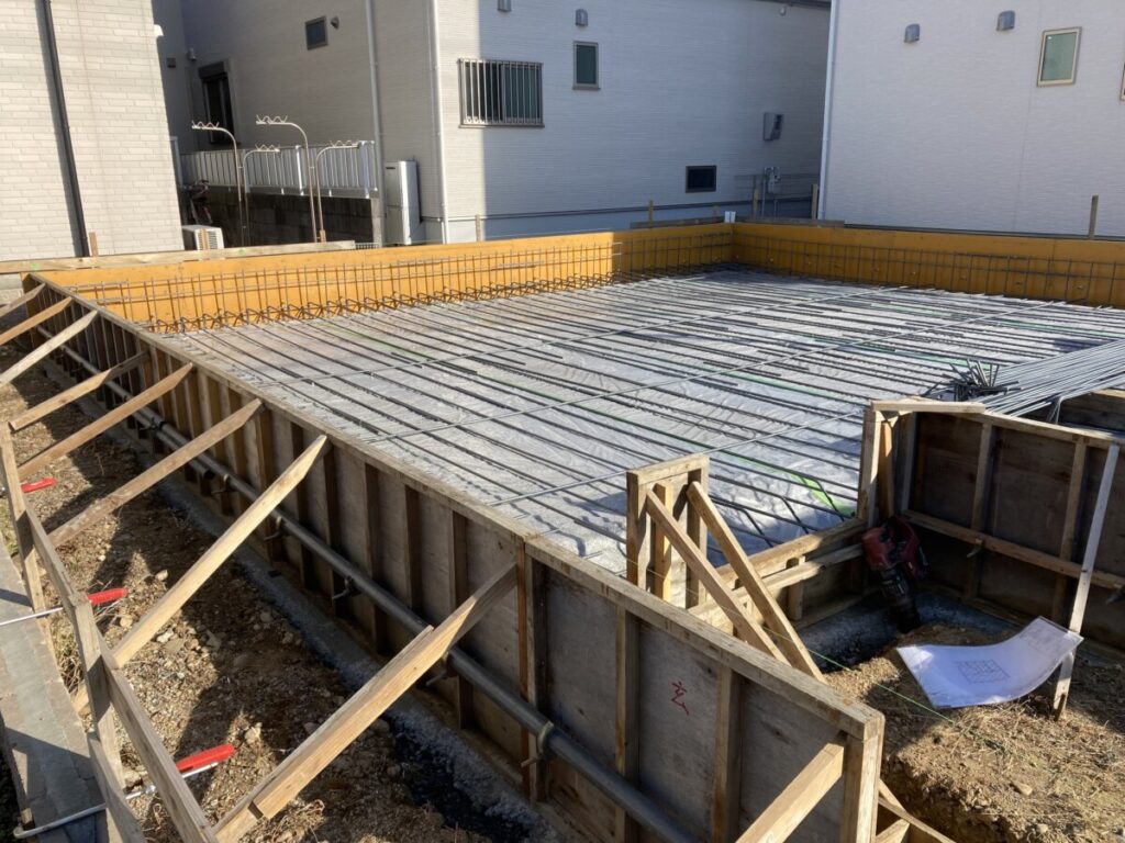 中区上浅田　M様邸　基礎工事