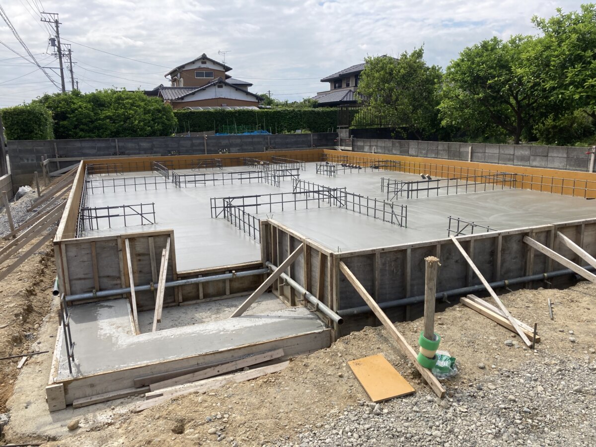 西区入野町　S様邸　基礎工事