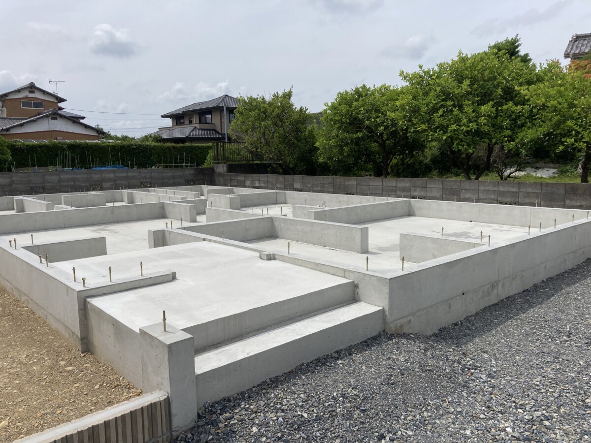 西区入野町　S様邸　ベタ基礎の完成です!