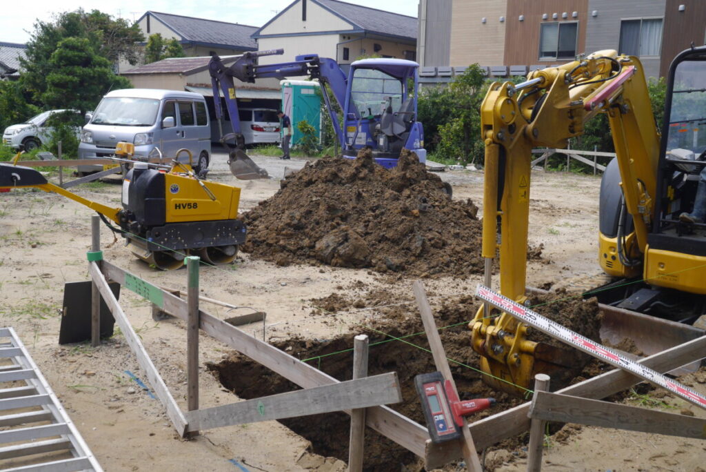 西区雄踏町N様邸「地盤改良工事」